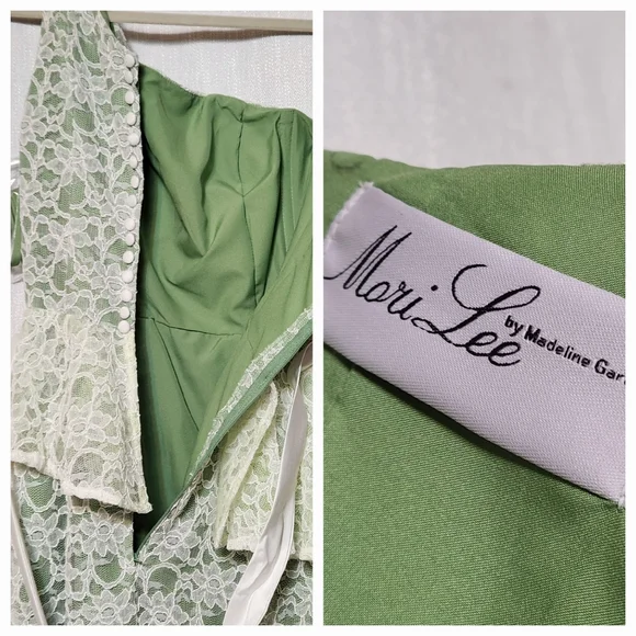 Mori Lee Madeline Gardner Formal Evening Lace Bridesmaid Wedding Fancy Full - Picture 15 of 16